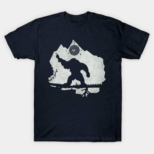 Disco Yeti T-Shirt by tdilport